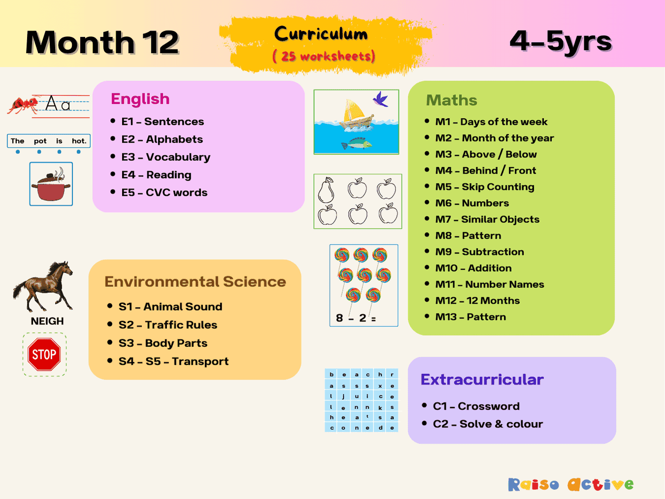 Month 12: Learning & Development | Ages 4-5