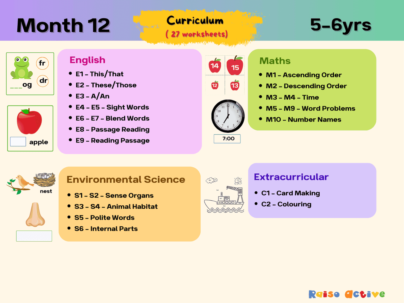 Month 12: Learning & Development | Ages 5-6