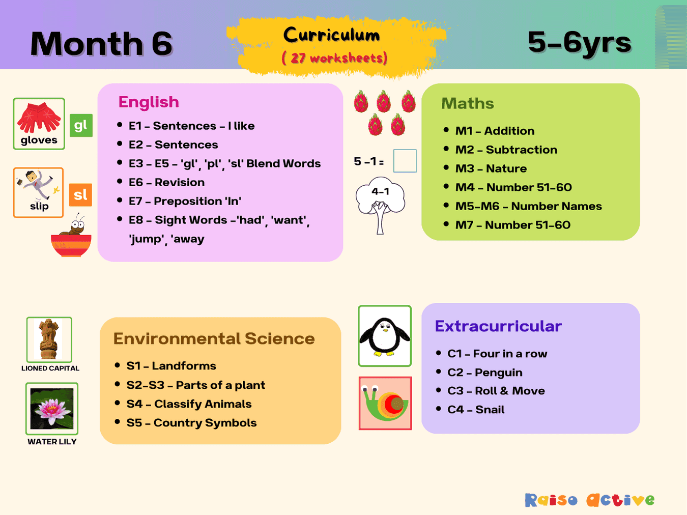 Month 6: Holistic early learning activities | Ages 5-6