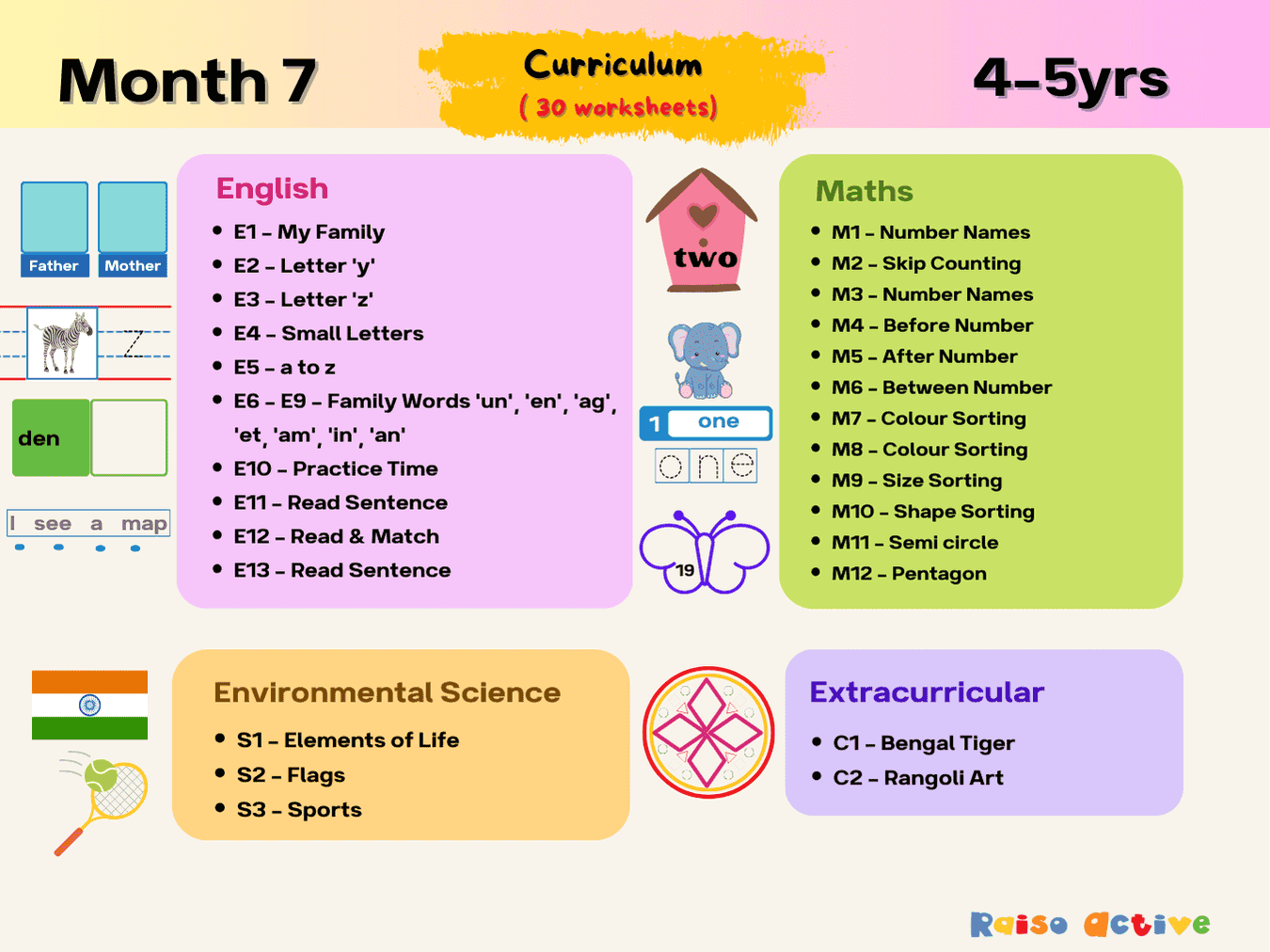Month 7: Preschool Skills Through Play | Ages 4-5