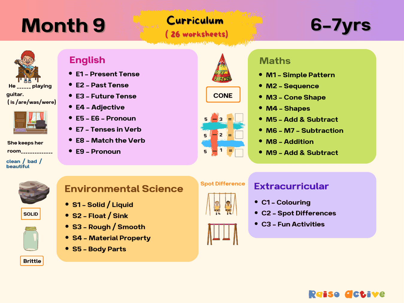 Month 9: Multi-Subject Early Learning | Ages 6-7