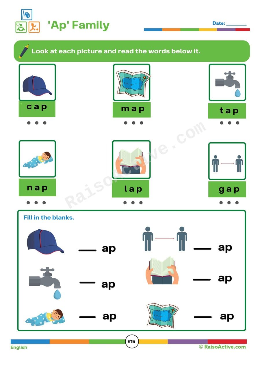 Ap Family Worksheet: Read and Fill in the Blanks!