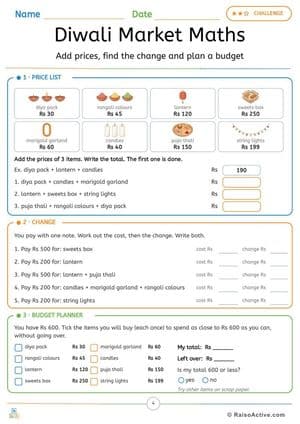 Diwali Light Quest Big Explorers Activity Pack: Maths, Puzzles, Stories & Science for Ages 7-10, Page 4