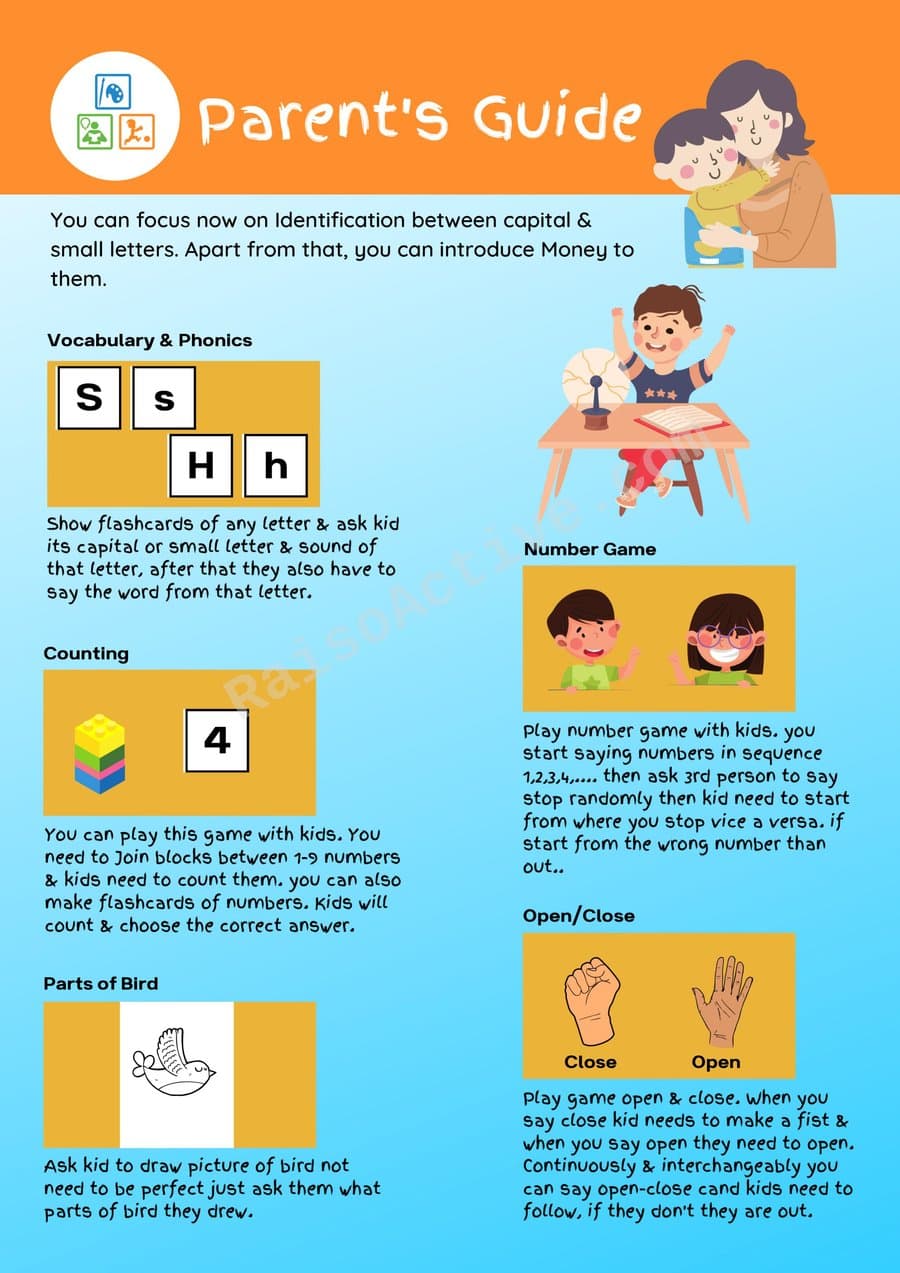 Parent's Guide: Learning Letters, Numbers, and More!