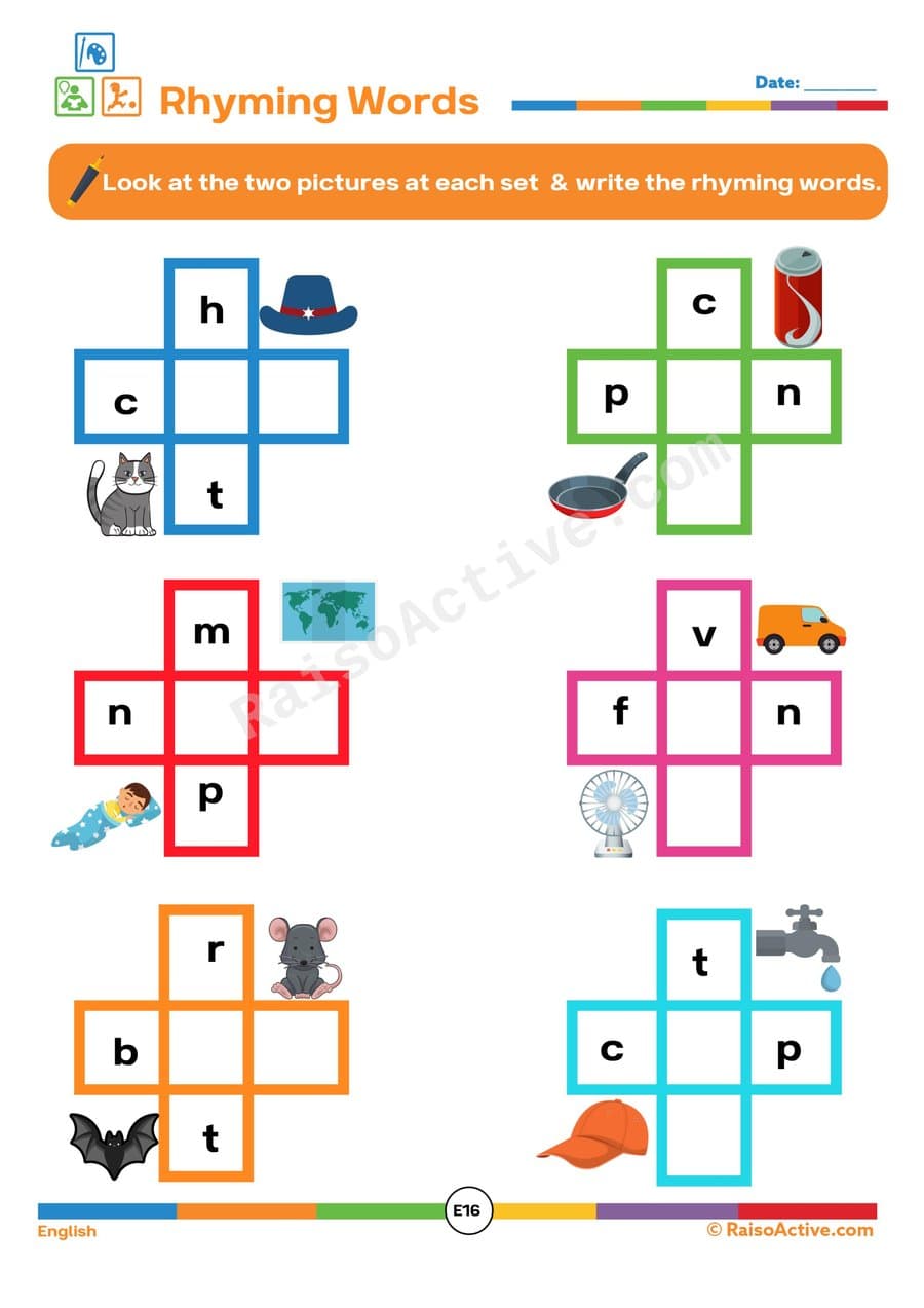 Rhyming Words Worksheet: Fun with Sounds!