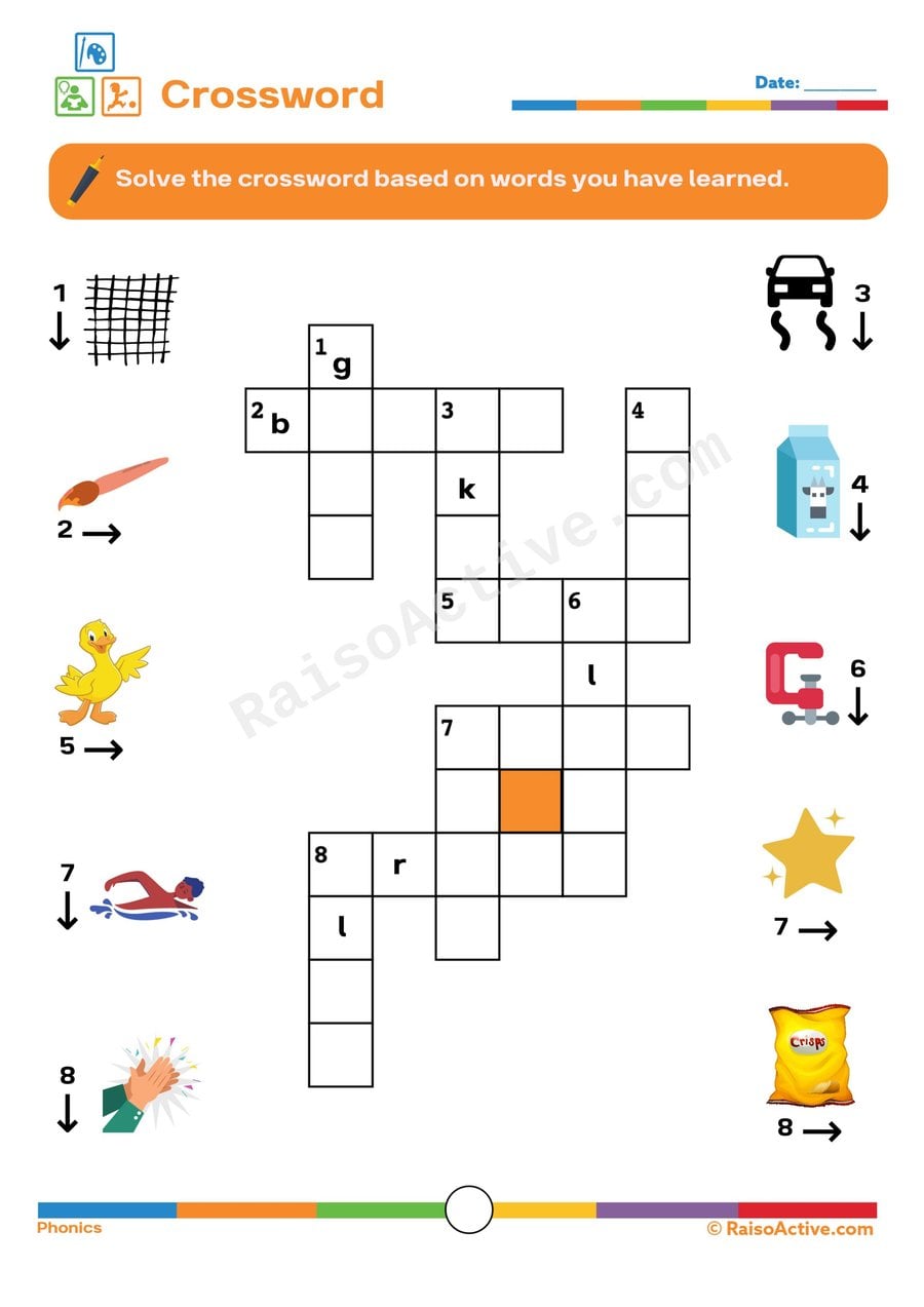 Crossword Puzzle Fun: Solve the Words!
