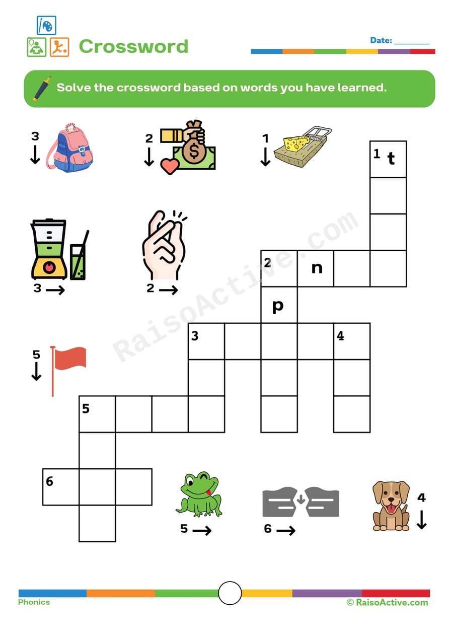 Crossword Puzzle Fun: Solve the Words!