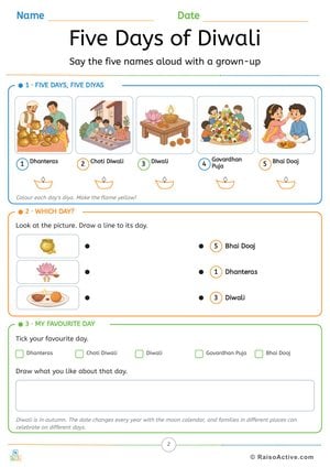 Five Days of Diwali: Dhanteras to Bhai Dooj Picture Match