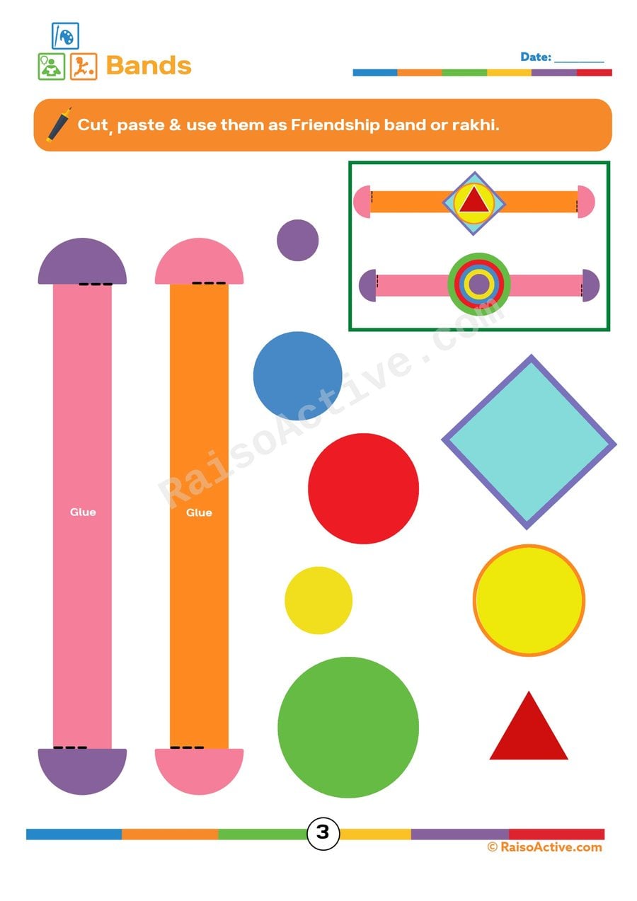 Friendship Band Craft: Cut, Paste, and Create!