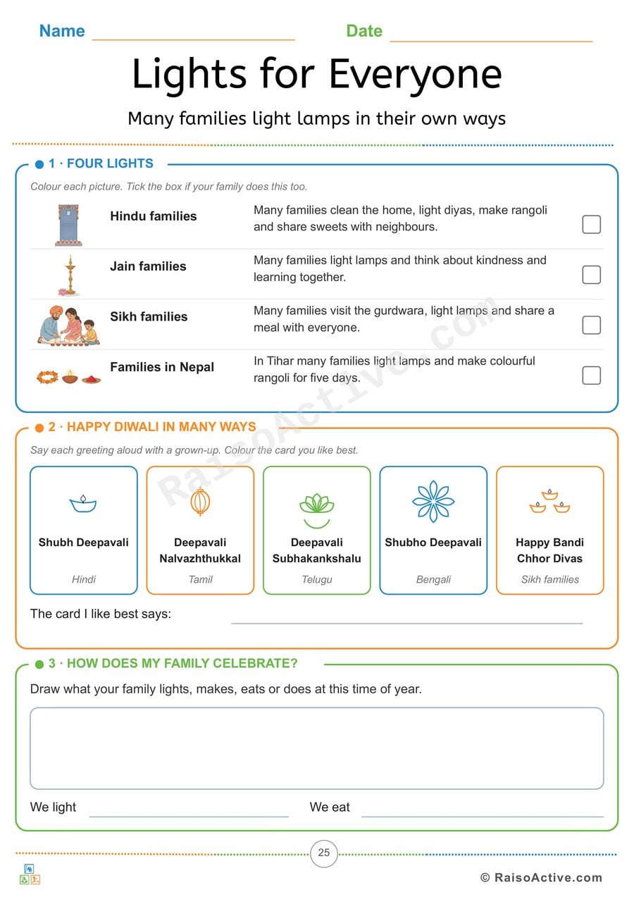 Lights for Everyone: How Families Celebrate Diwali in Different Ways