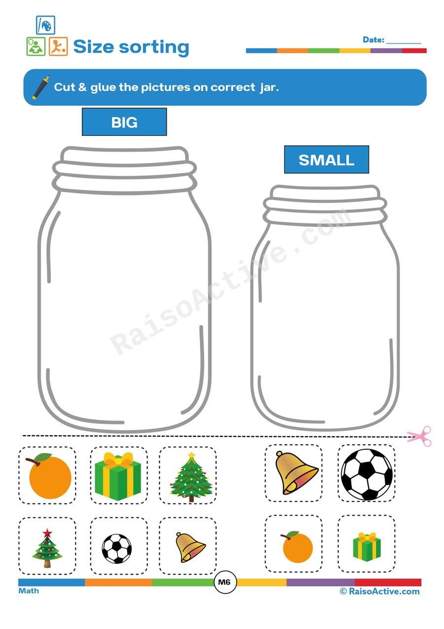 Size Sorting Worksheet: Big vs. Small!