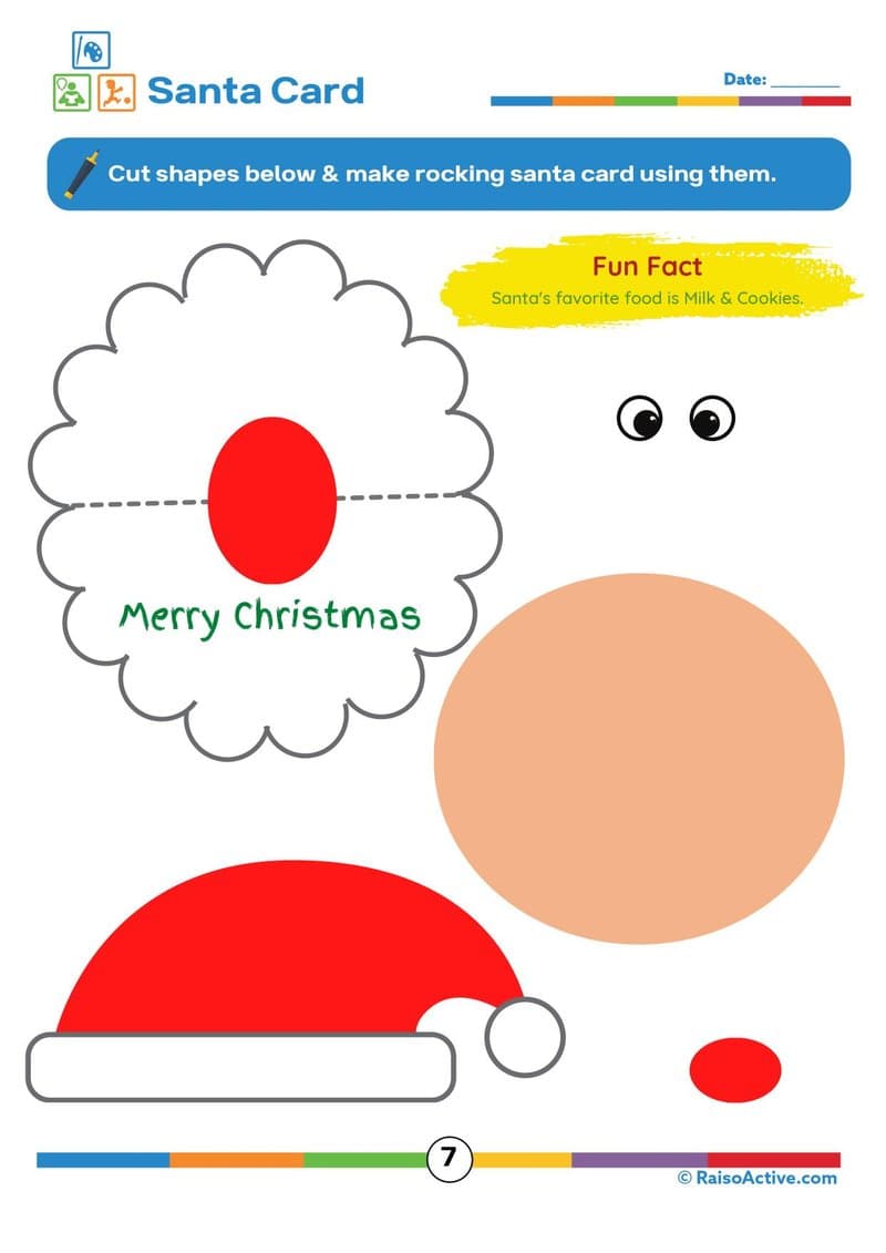 Christmas Activity Book for Preschool & Kindergarten: Festive Counting, Crafts & Coloring - Page 8