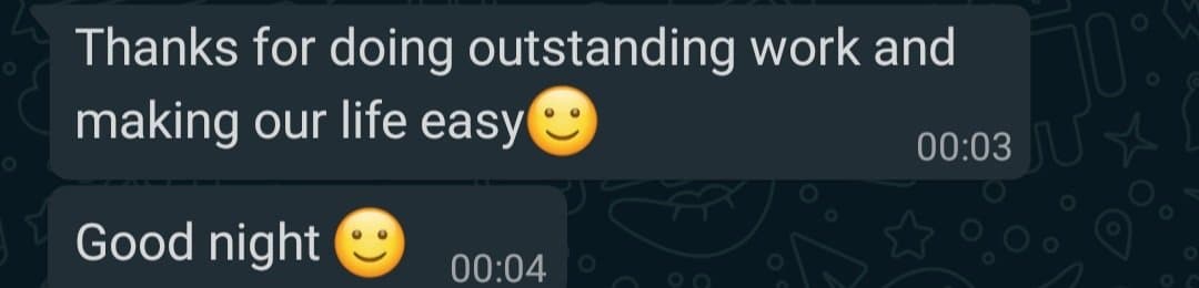 Parent feedback - outstanding work making life easy