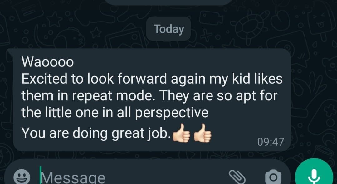 Parent feedback - kid likes worksheets in repeat mode