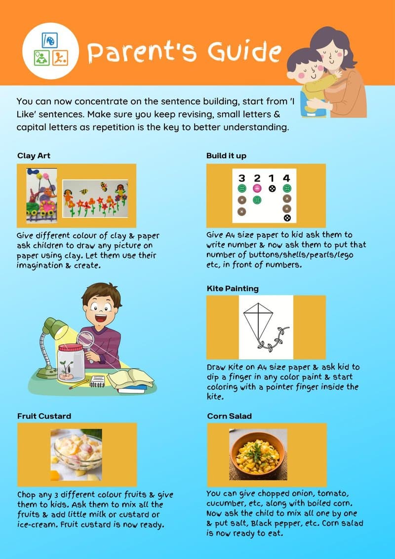 Play-Based Learning Activity Book: English, Math & EVS Worksheets for 4-5 Year Olds - Page 2