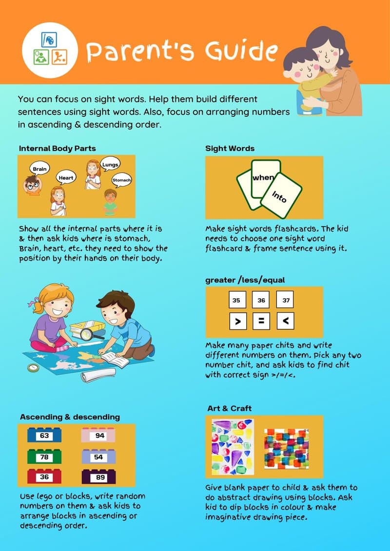 Play-Based Learning Activity Book: English, Math & EVS Worksheets for 5-6 Year Olds - Page 2