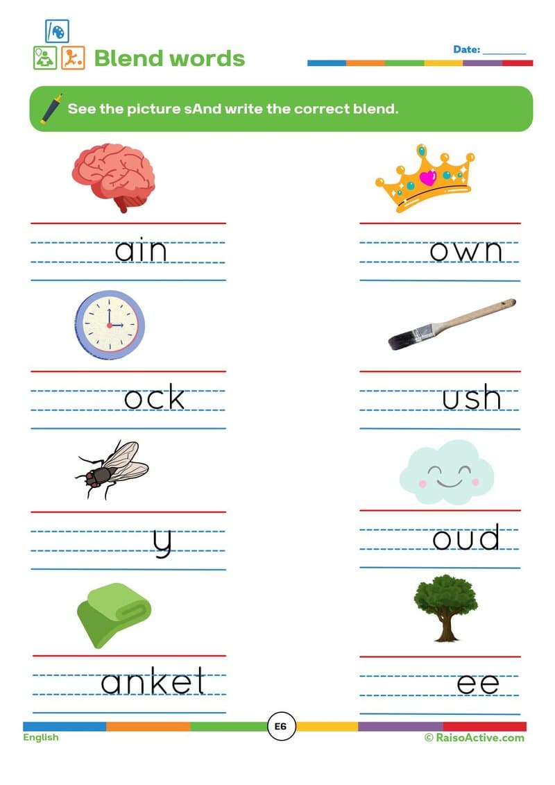 Play-Based Learning Activity Book: English, Math & EVS Worksheets for 5-6 Year Olds - Page 9
