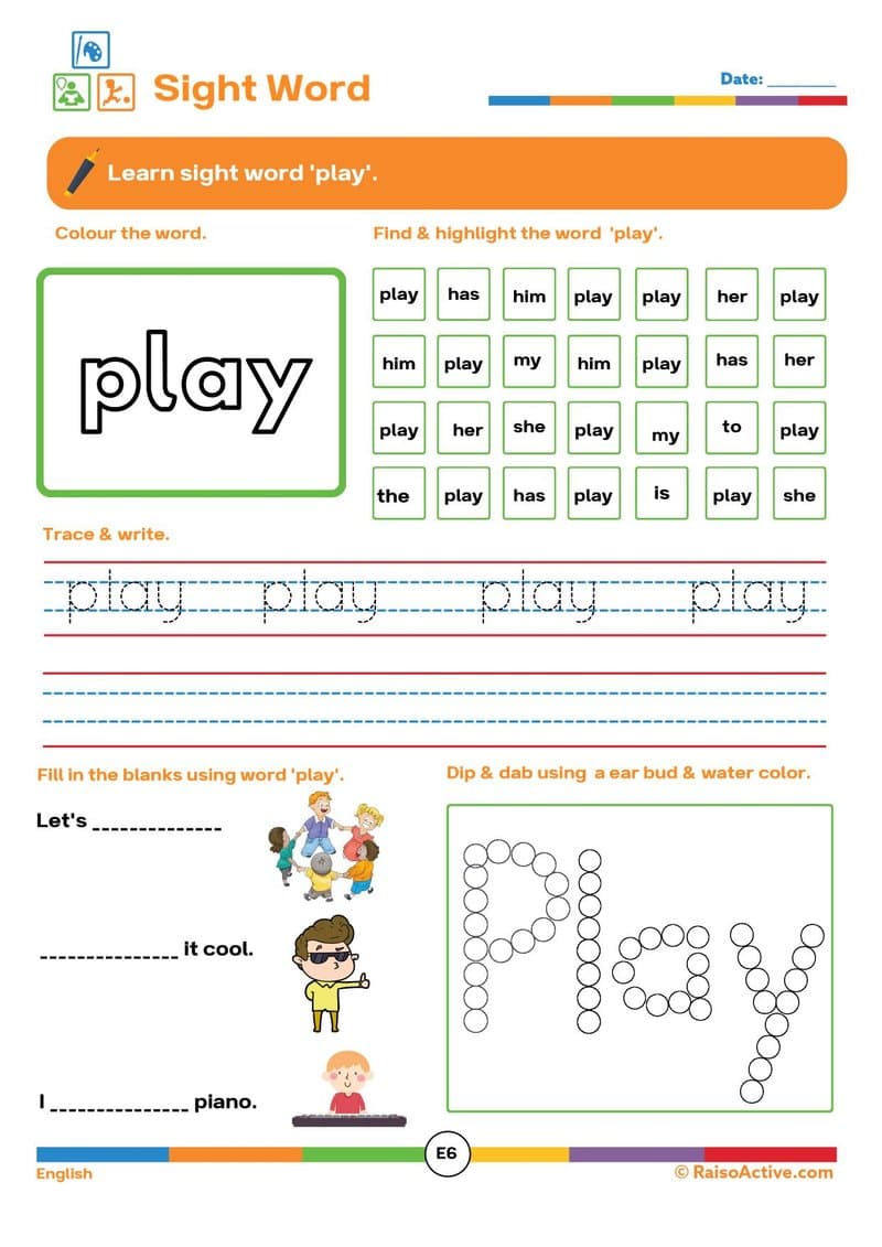 Play Based Learning Activity Book for 4-5 Year Olds - English, Math, EVS & Crafts - Page 9