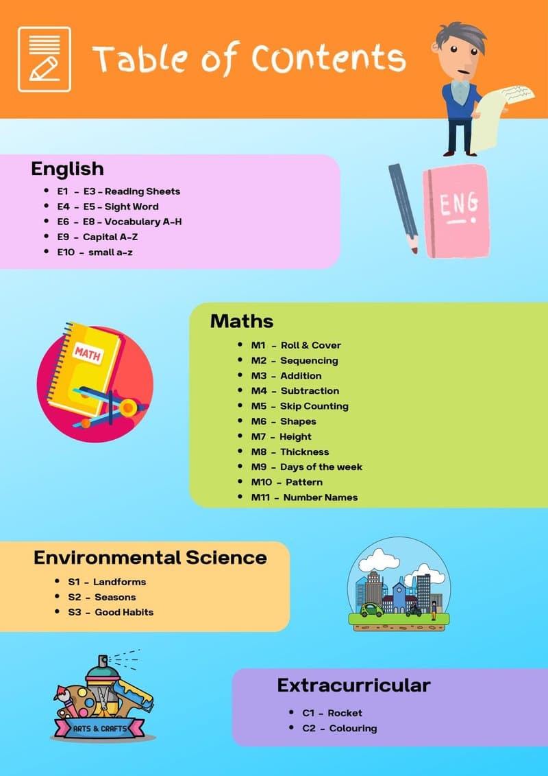 Play-Based Learning Activity Book for 4-5 Year Olds: Literacy, Math & EVS Skills - Page 3