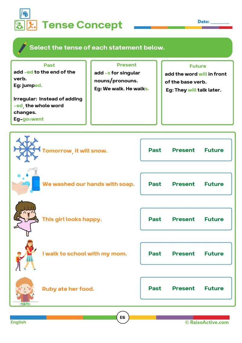 Play-Based Learning Activity Book for 6-7 Year Olds | English, Math, EVS Worksheets - Page 9