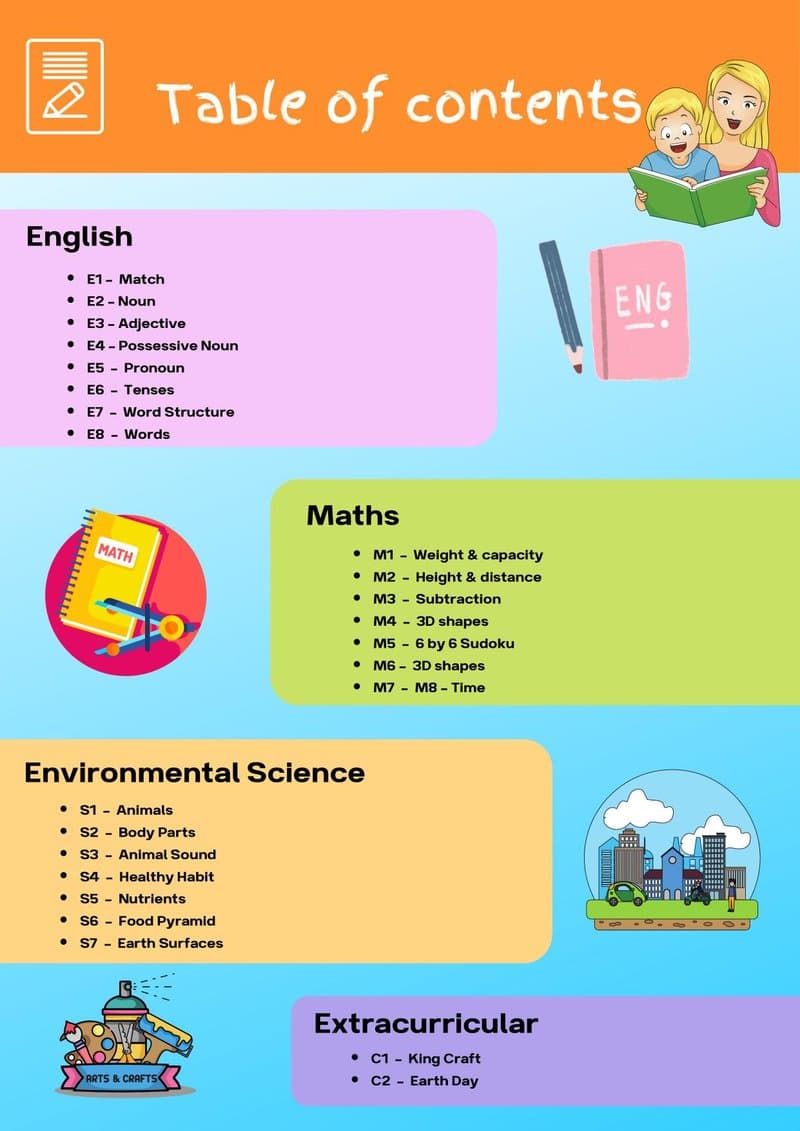 Play-Based Learning Worksheets: English, Math, Science & Crafts (Ages 6-7) - Page 3