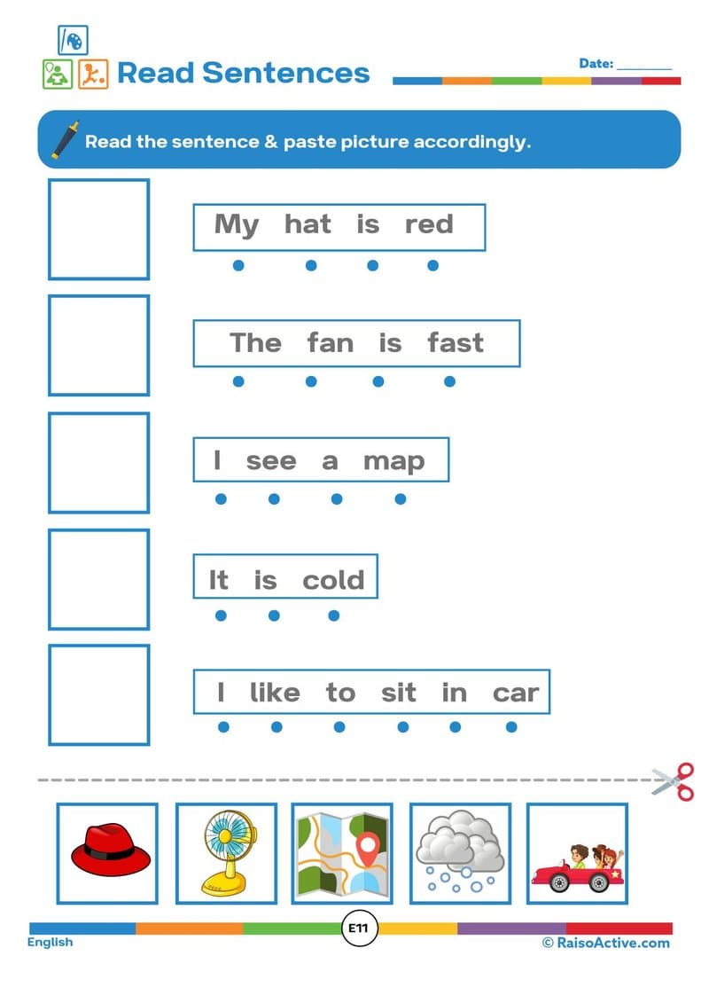 Play Based Learning Worksheets for Preschoolers (Ages 4-5) - Literacy, Math & Science - Page 14