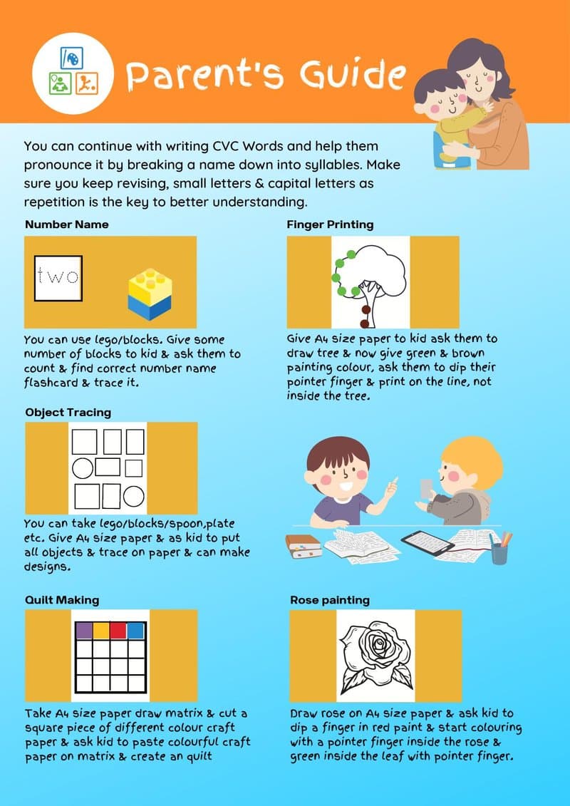 Play Based Learning Worksheets for Preschoolers (Ages 4-5) - Literacy, Math & Science - Page 2