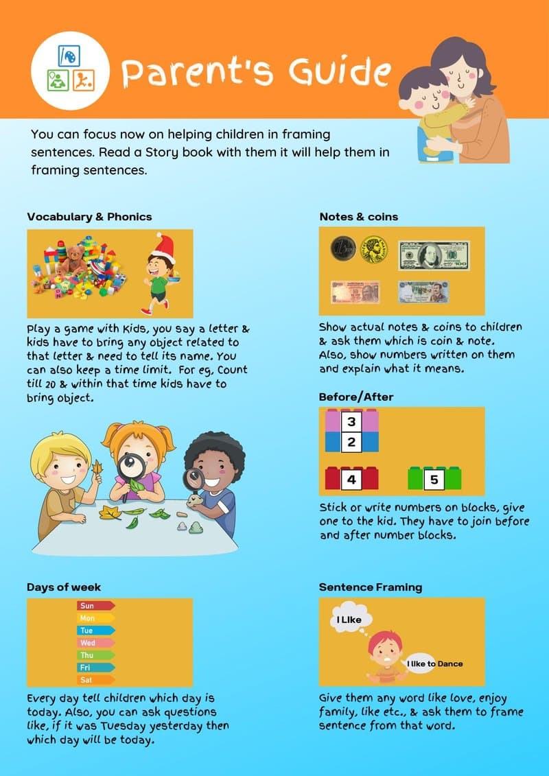 Play Based Learning Worksheets for Preschoolers (Month 9, Ages 3-4) - Page 3