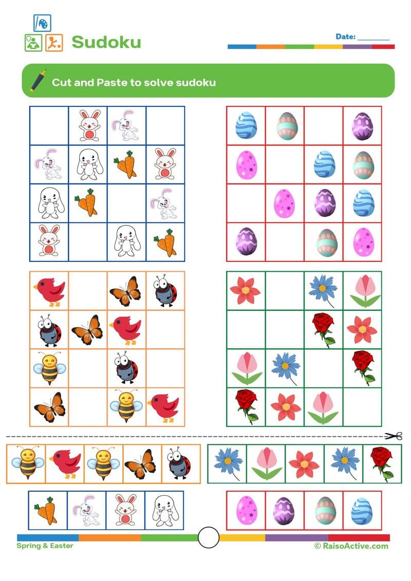 Spring & Easter Activity Book: Counting, Patterns, & Mazes for Preschool & Kindergarten - Page 14