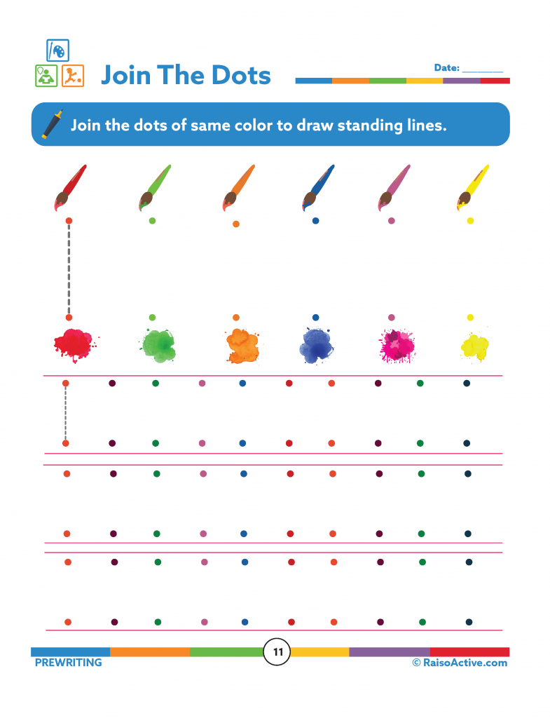 Free printable - Pre writing skills - Raiso Active - Craft Activities